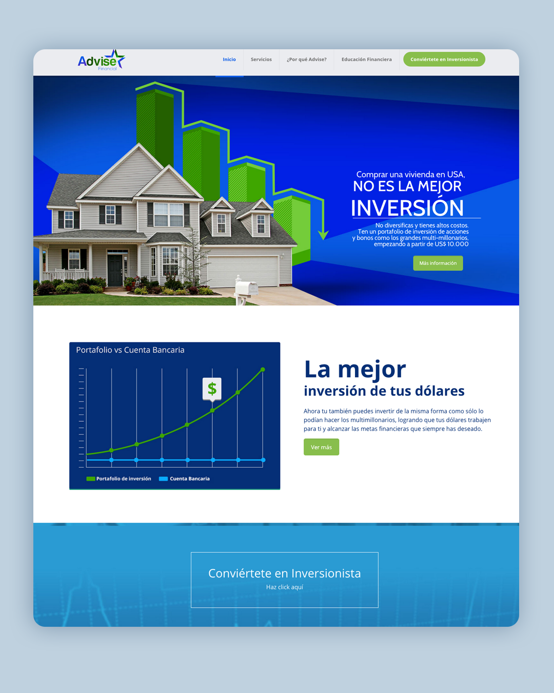 Advise Financial Portal Web - LogosCorp2022