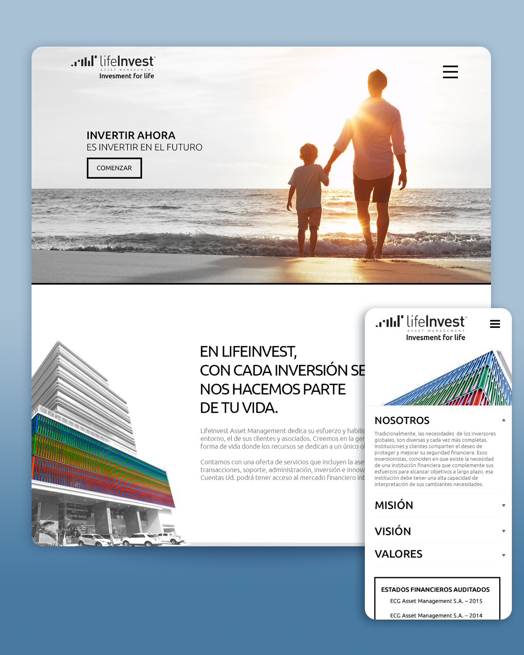 LifeInvest Portal Web - LogosCorp2022