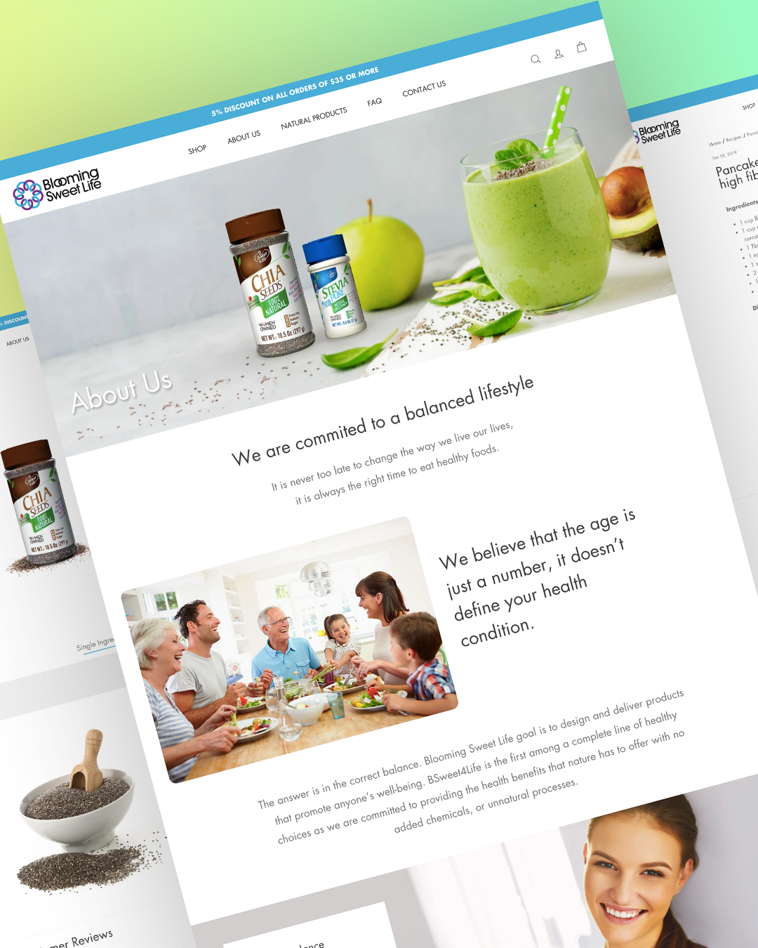 Blooming Sweet Life Portal Web - LogosCorp