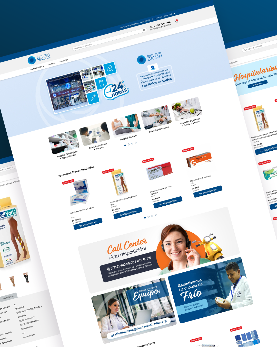 Farmacia Badan eCommerce - LogosCorp