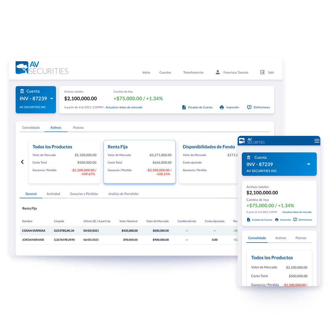 Imagen Desarrollo a medida Cliente AV Securities
