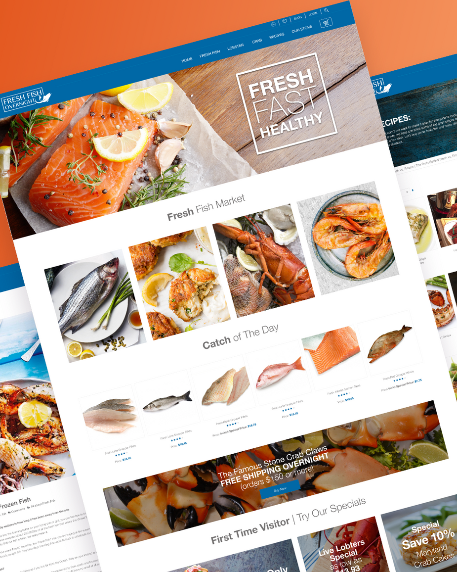 Fresh Fish Overnight eCommerce | LogosCorp